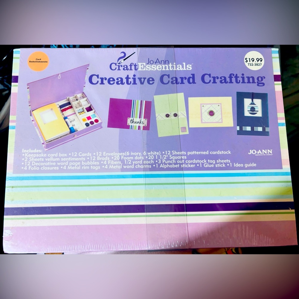NIB~JoAnnes Cardmaking Kit with lots of Ideas to Create Your One of a Kind Cards